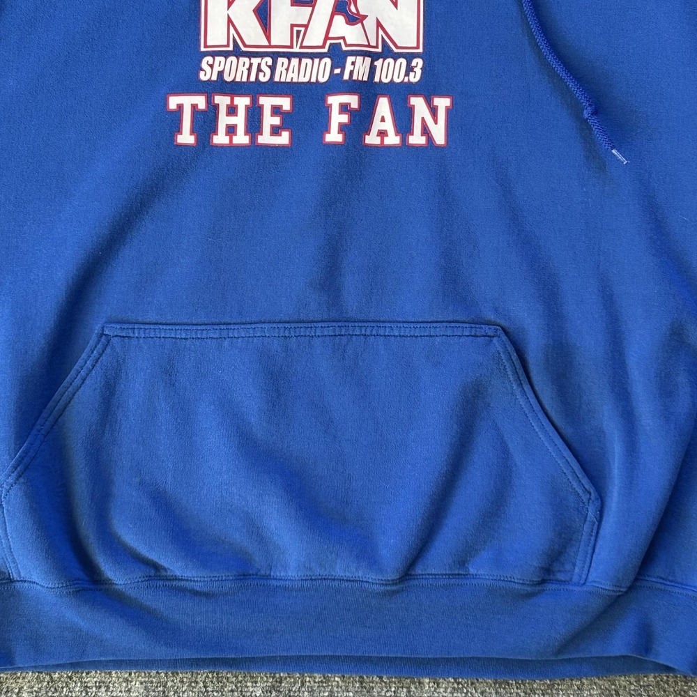 KFAN Hoodie Mens 2XL Blue Sports Radio 100.3 The Fan Sweatshirt Minnesota - Picture 5 of 9